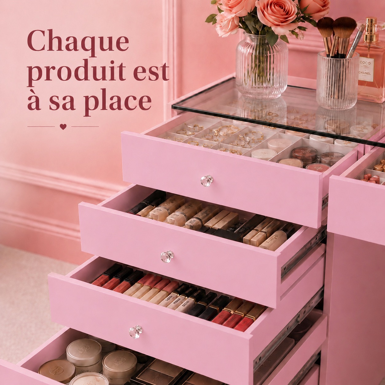 Pink Vanity accessoires